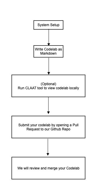 Codelab Workflow Diagram